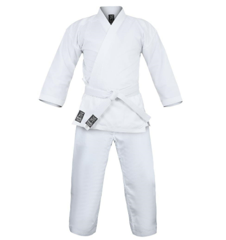 Dogi - Yamasaki Pro V2 White Karate Gi (10oz) (Chito-Ryu Crest)